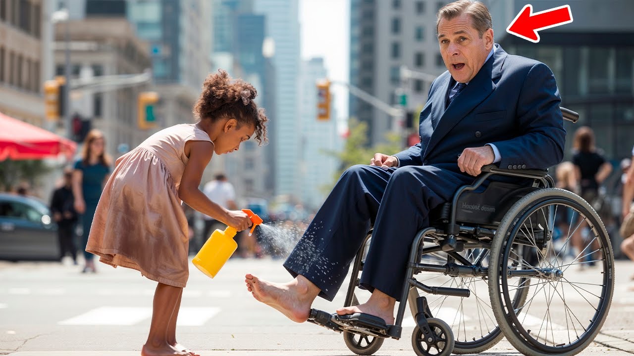 Një Burrë i Pasur Humbiti Përgjithmonë Këmbët — Derisa Një Vajzë e Vogël me Ngjyrë I Spërkati Ato dhe Tha Vetëm Një Fjalë!