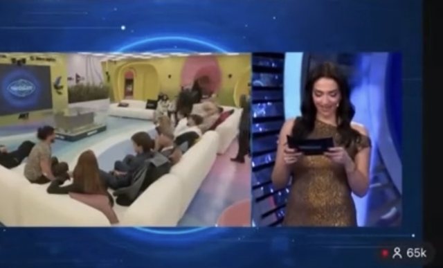 U BË MEME/ Gafa e Jonida Vokshit gjatë prezantimit të ‘BBVK’, lexon fjalët e skaletës që supozohet të ishin udhëzime vetëm për të (VIDEO)