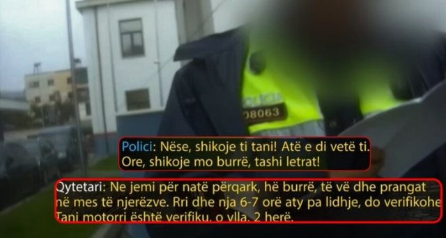 “Klient i përhershëm” — Shefi i trafikut në Elbasan merr 500 euro “për kafe” për të liruar motorin e..(DETAJET)