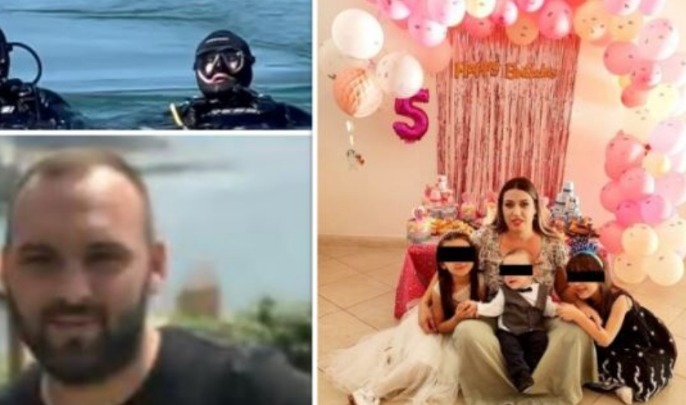 Gruaja me 3 femijet kishte humbur prej dy ditesh burri pinte kafe ne lokal me shoket.