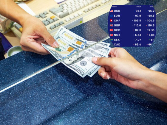 Kursi i kembimit sot/ Ja me sa po blihen dhe shiten dollari dhe euro