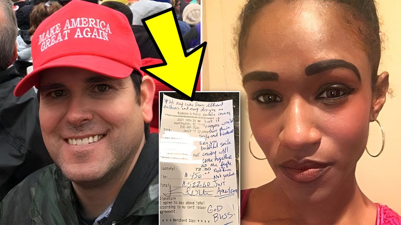 Kameriereja I Shërbeu Burrit me Kapelë MAGA – Por Shënimi në Faturë Ia Ndryshoi Ditën