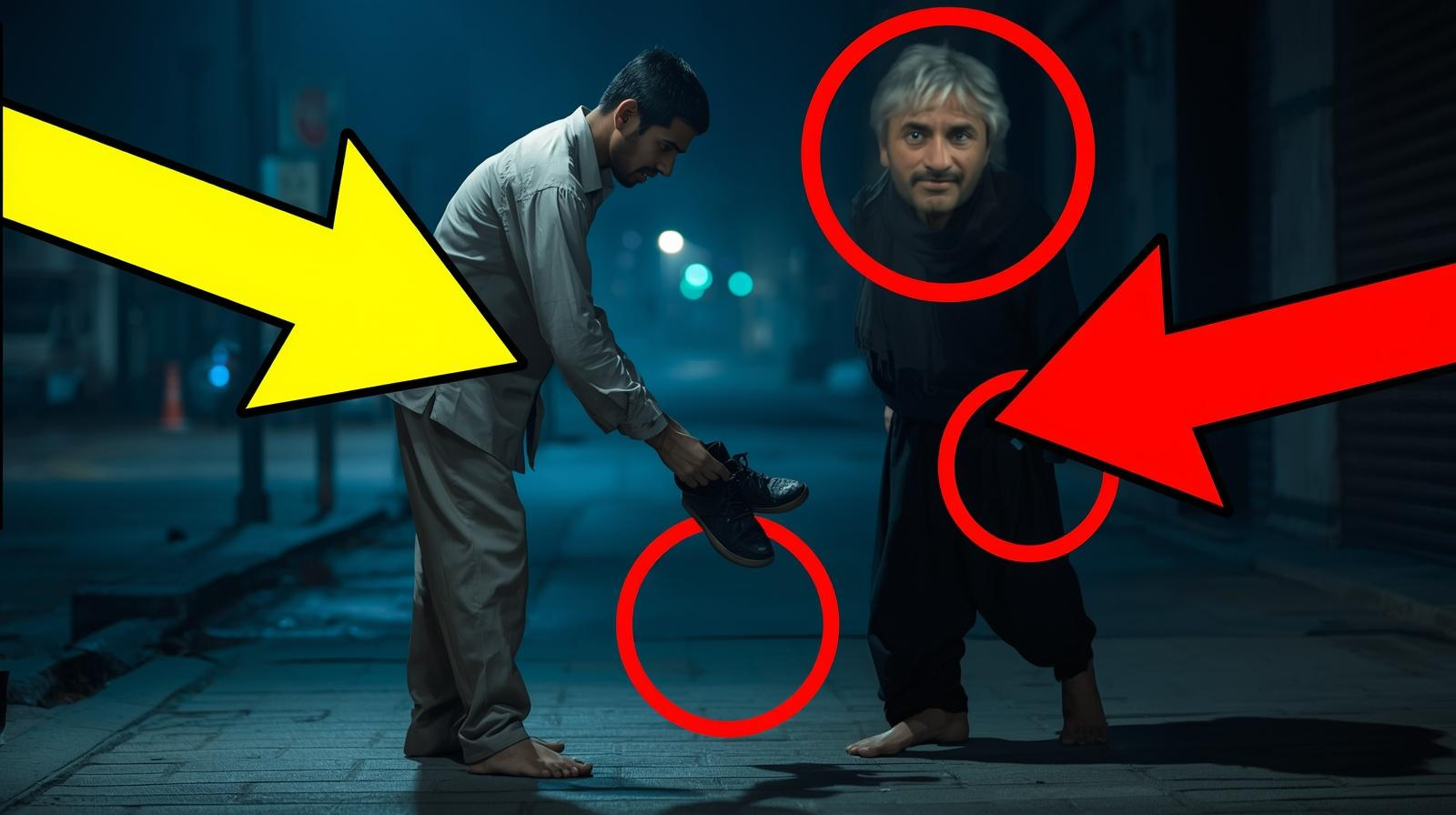 I dhuroi këpucët e fundit një të panjohuri, pa e ditur kush ishte ai në të vërtetë