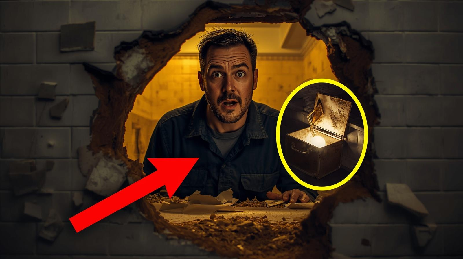 Punëtori gjeti një kuti të muruar në banjë – sekreti brenda kishte 50 vite që fshihej