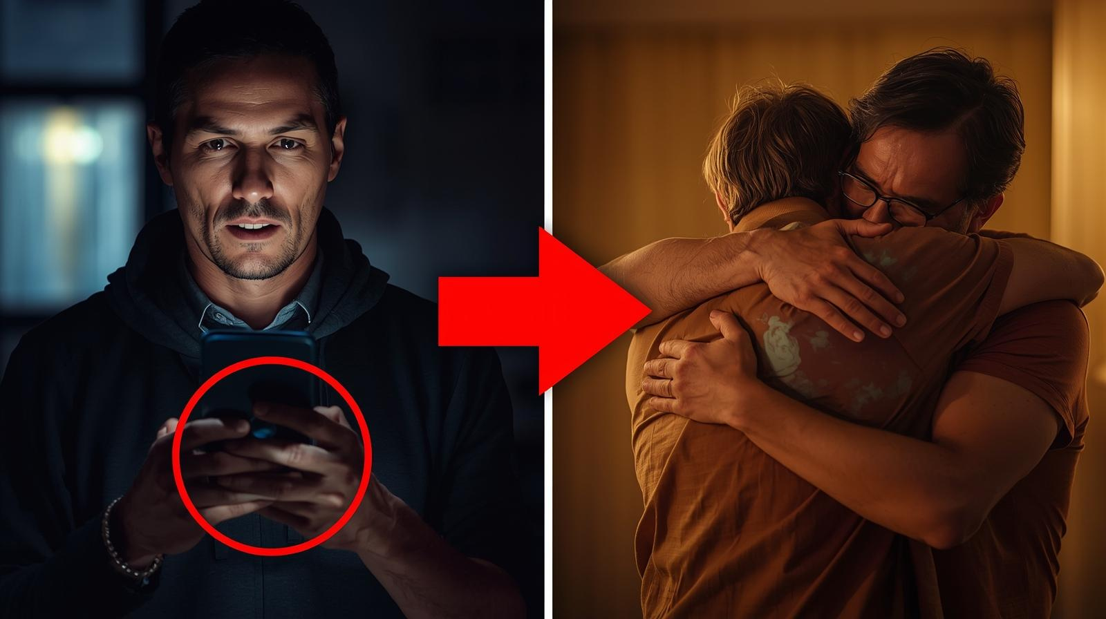 Një telefonatë e papritur bashkoi babë e bir pas më shumë se 30 vitesh