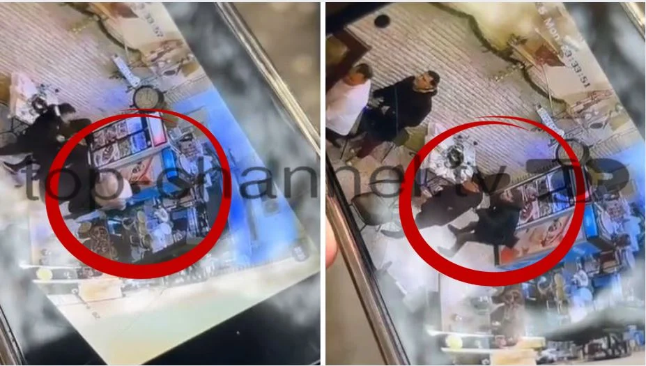 VIDEO ekskluzive/ Plagosja e ‘Guccit’, autori i drejtoi armën në lokal, ai tentoi të fshihej pas trupit të shokut, më pas te banaku