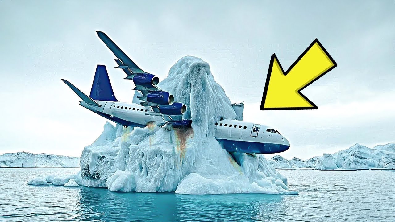 Studiuesit gjejnë aeroplanin e humbur prej kohësh në ajsberg – Pasi shohin lëvizje, zbehen
