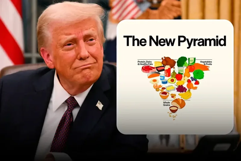 SHBA prezanton “Piramidën e ushqimit të vërtetë” për qytetarët: Ja çfarë duhet të hani për jetë më të mirë
