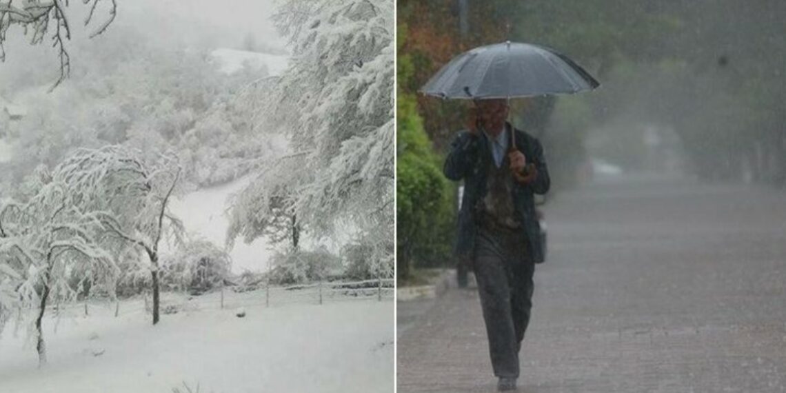 KUJDES/ Reshje shiu dhe dëbore në ditët në vijim, Instituti i Gjeoshkencave ngre alarmin: Ja zonat më të rrezikuara